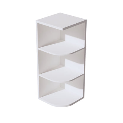 HF - OE1230: Frost White Shaker 12"W x 30"H 4 Shelves Wall End Shelf Cabinet - NextCabinets