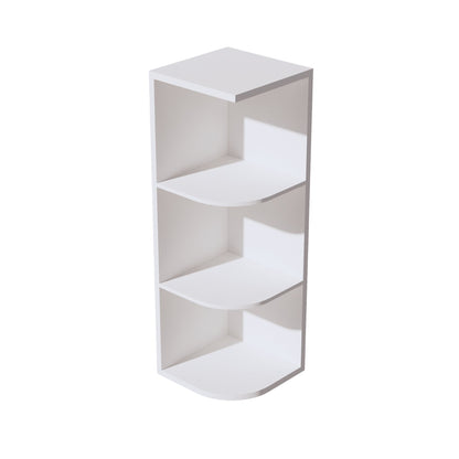 HF - OE1236: Frost White Shaker 12"W x 36"H 4 Shelves Wall End Shelf Cabinet - NextCabinets