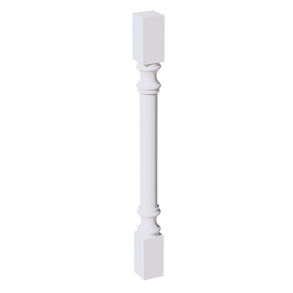 HF - RP336: Frost White Shaker 03"W x 36"H x 03"D Round Roman Pillar - NextCabinets