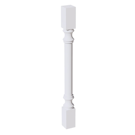 HF - RP336: Frost White Shaker 03"W x 36"H x 03"D Round Roman Pillar - NextCabinets