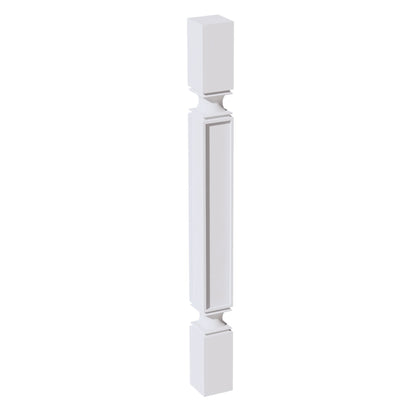 HF - SP336: Frost White Shaker 03"W x 36"H x 03"D Square Roman Pillar - NextCabinets