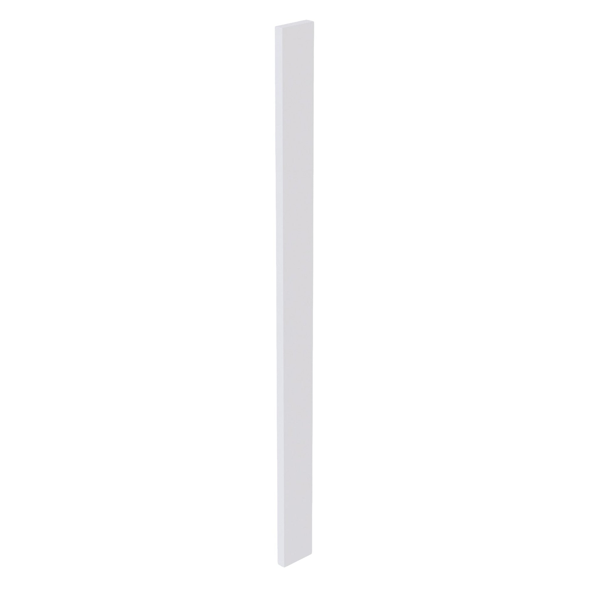 HF - WF342: Frost White Shaker 03"W x 42"H Wall Cabinet Filler - NextCabinets