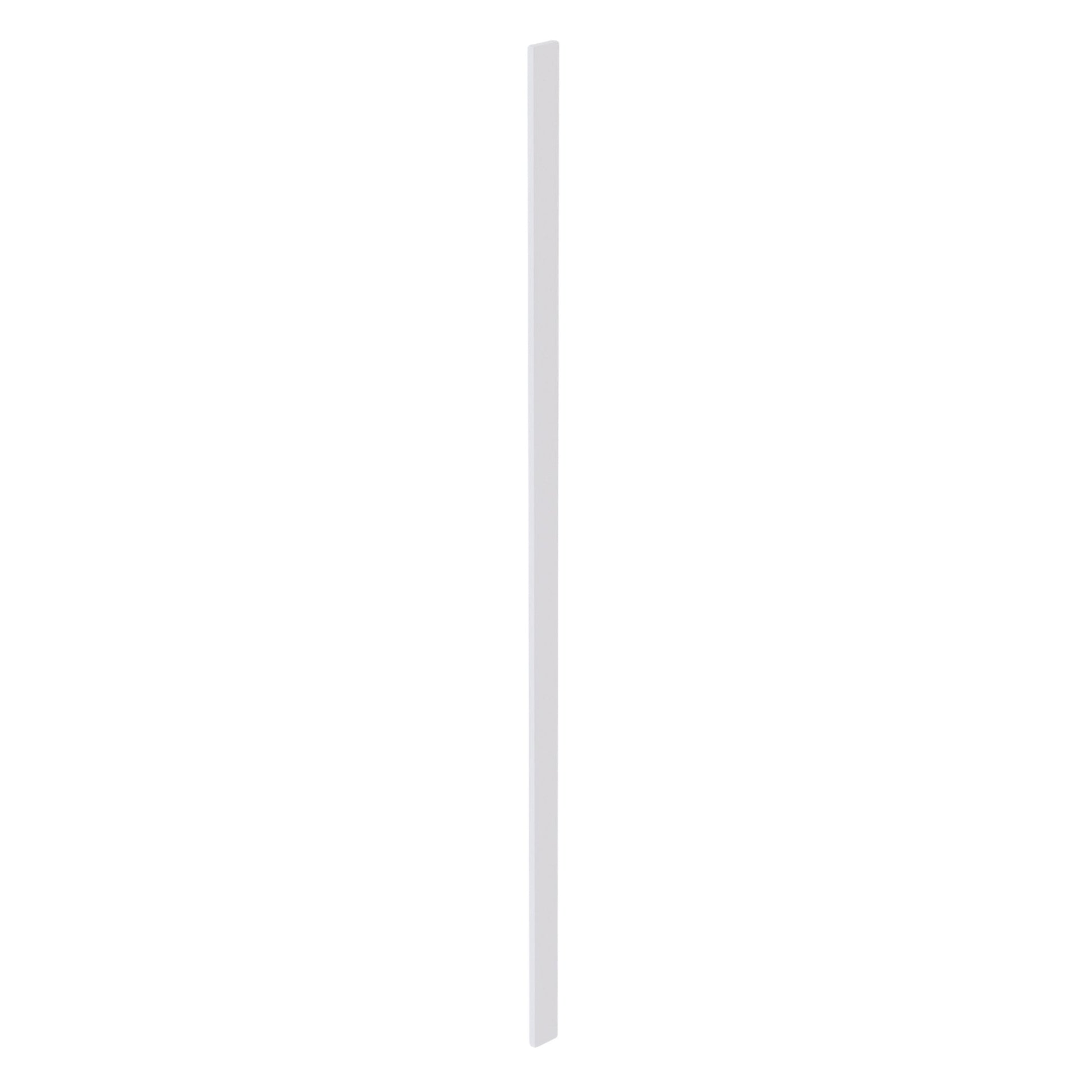 HF - WF396: Frost White Shaker 03"W x 96"H Wall Cabinet Filler - NextCabinets