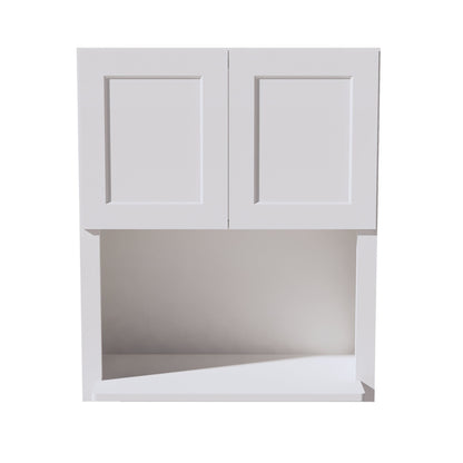 HF - WM3036: Frost White Shaker 30"W x 36"H 2 Doors Wall Built - in Microwave Cabinets - NextCabinets
