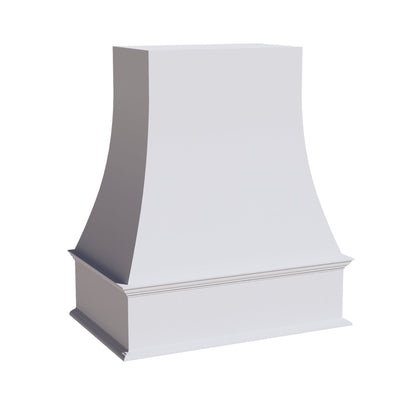 HF - WRH3036: Frost White Shaker 30"W x 36"H Wood Wall Mounted Range Hoods - NextCabinets