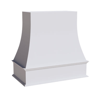 HF - WRH3636: Frost White Shaker 36"W x 36"H Wood Wall Mounted Range Hoods - NextCabinets