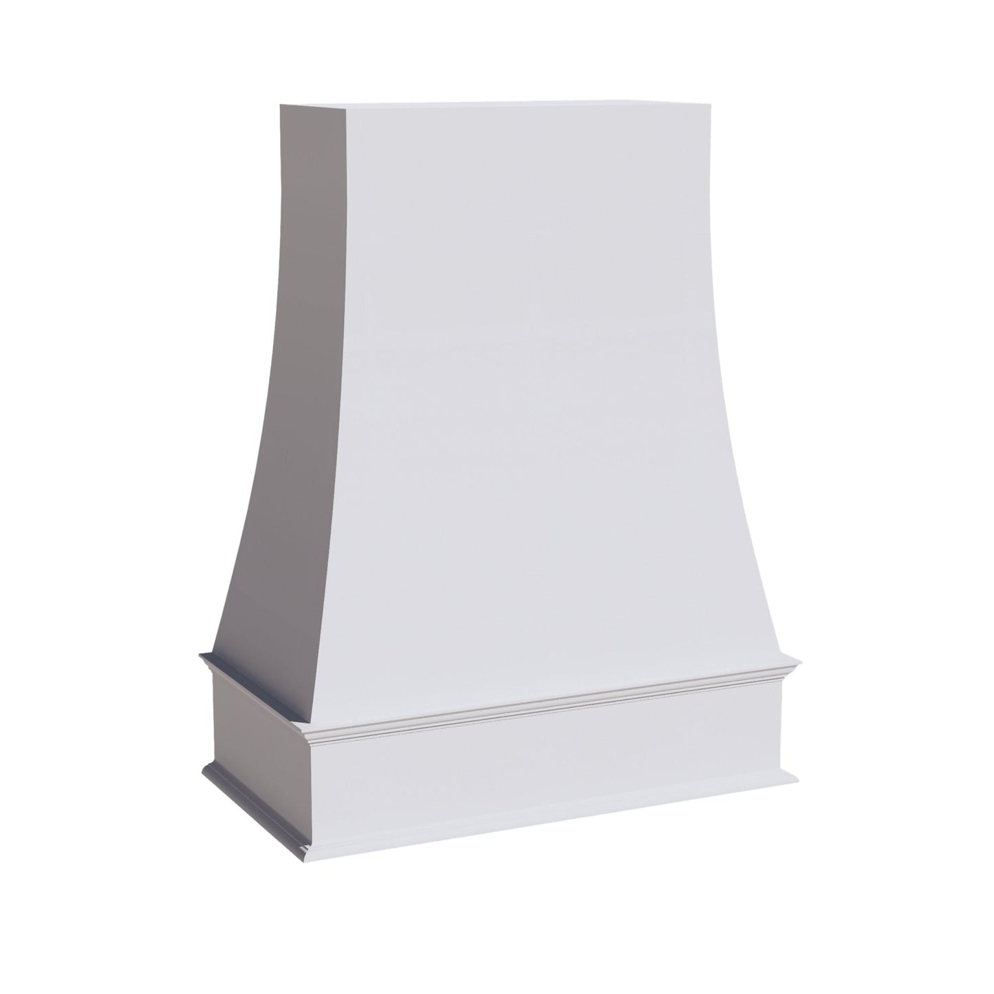 HF - WRH4836: Frost White Shaker 48"W x 36"H Wood Wall Mounted Range Hoods - NextCabinets