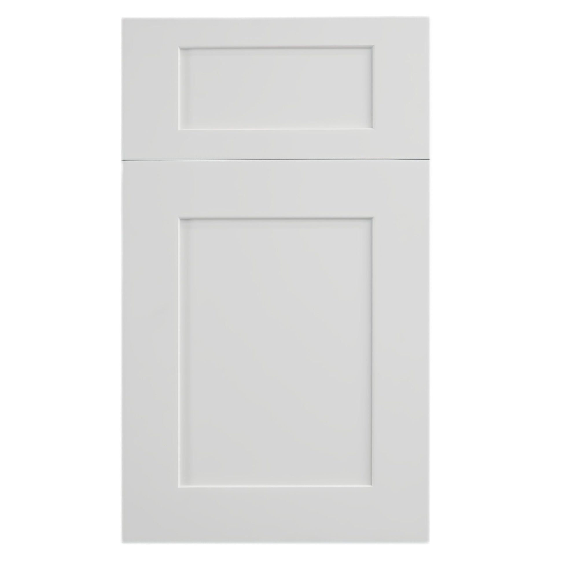 HF - WRH4848: Frost White Shaker 48"W x 48"H Wood Wall Mounted Range Hoods - NextCabinets