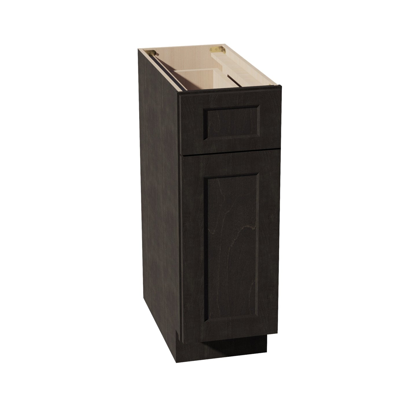 HG - B12: Dark Gray Shaker 12" 1 Drawer 1 Door Standard Base Cabinet - NextCabinets
