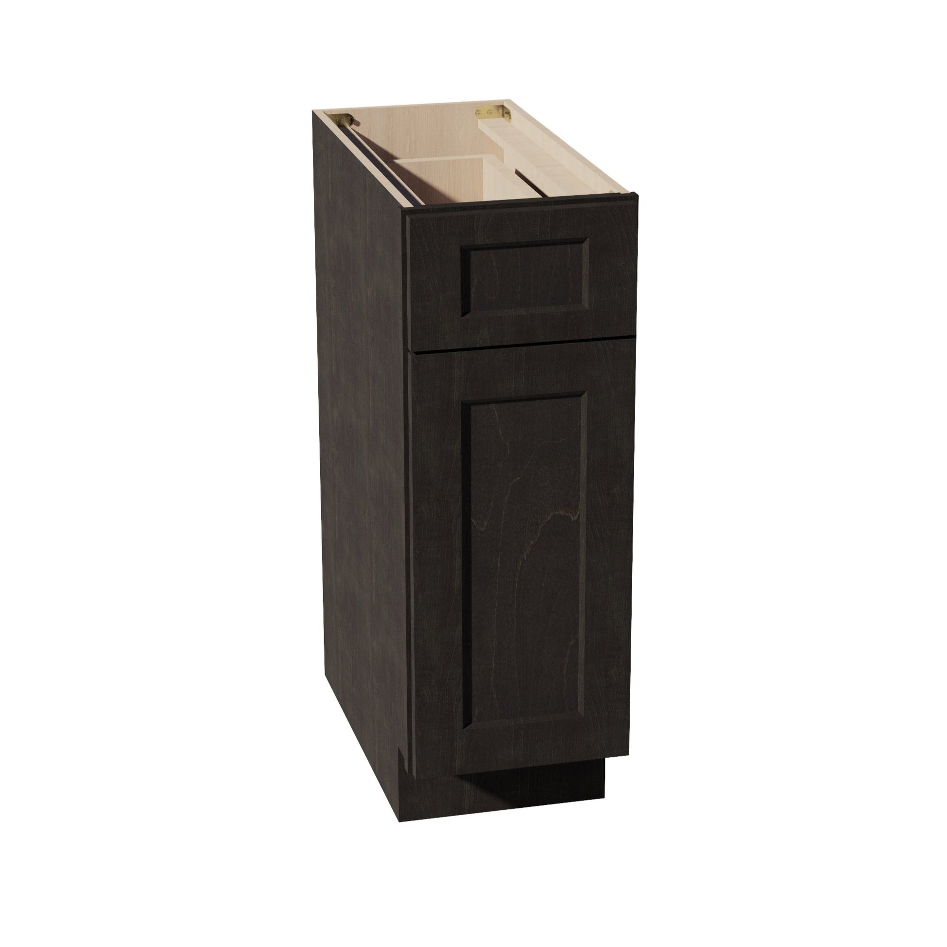HG - B12: Dark Gray Shaker 12" 1 Drawer 1 Door Standard Base Cabinet - NextCabinets