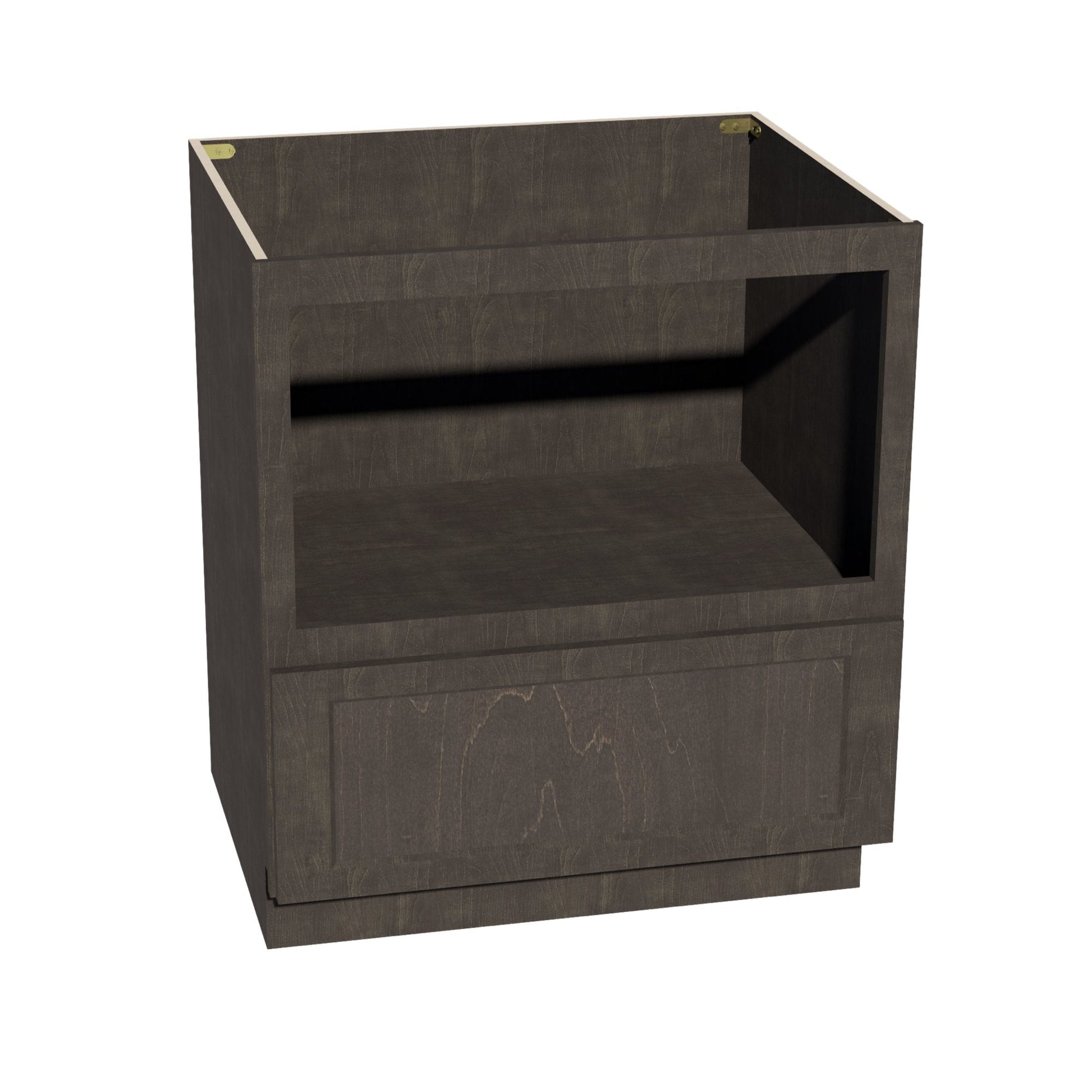 HG - BMC30: Dark Gray Shaker 30" 1 Drawer Base Built - in Microwave Cabinets - NextCabinets