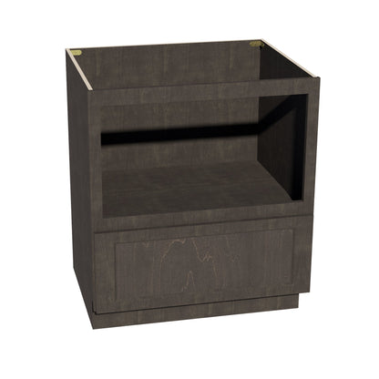 HG - BMC30: Dark Gray Shaker 30" 1 Drawer Base Built - in Microwave Cabinets - NextCabinets