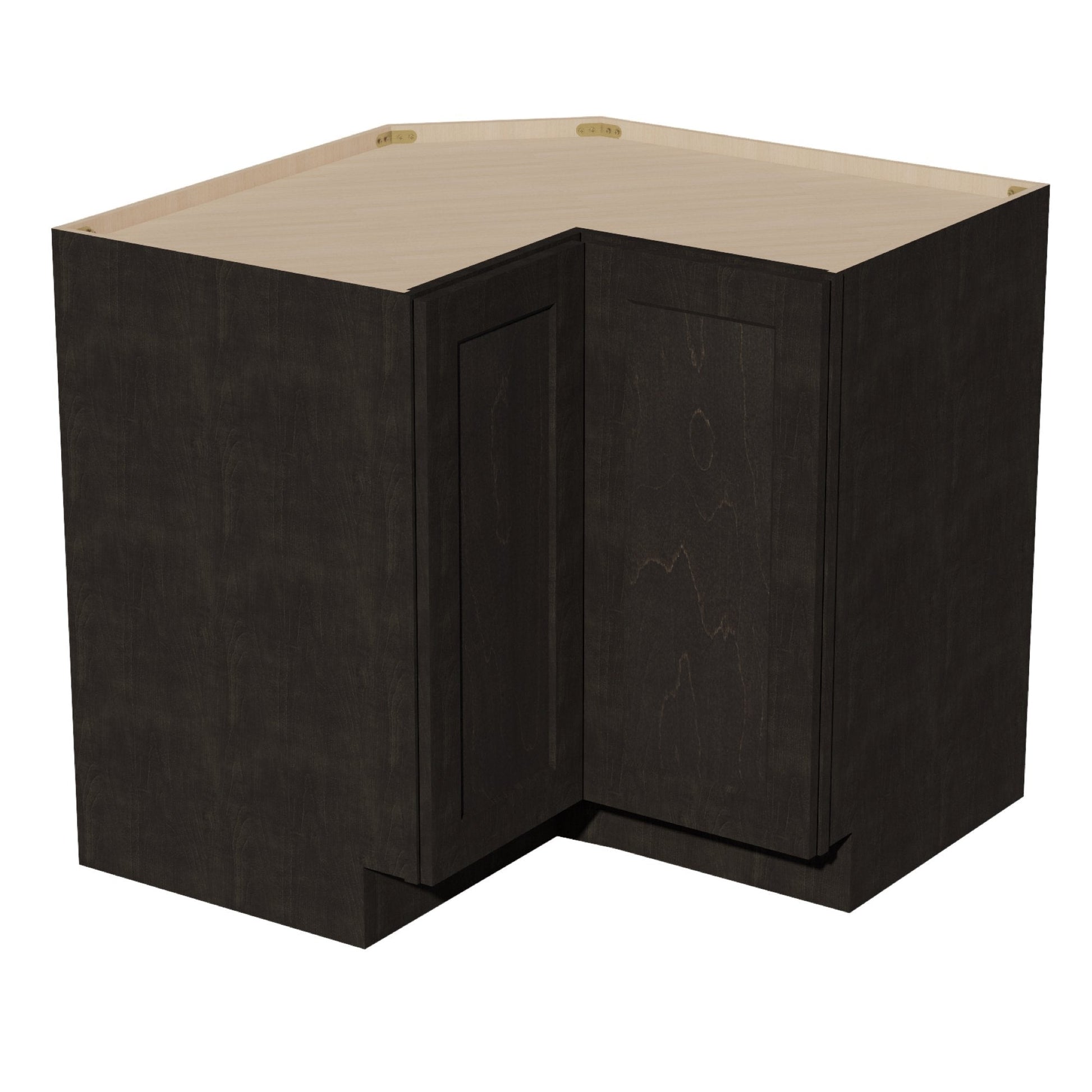 HG - LSB33: Dark Gray Shaker 33" 2 Doors Lazy Susan Corner Base Cabinet - NextCabinets