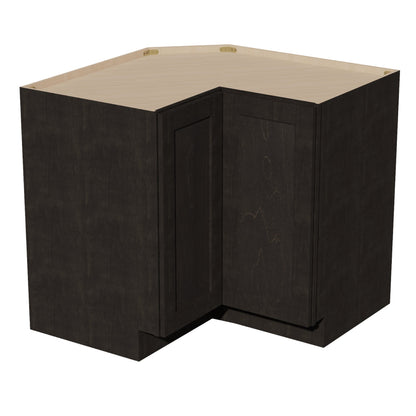 HG - LSB33: Dark Gray Shaker 33" 2 Doors Lazy Susan Corner Base Cabinet - NextCabinets