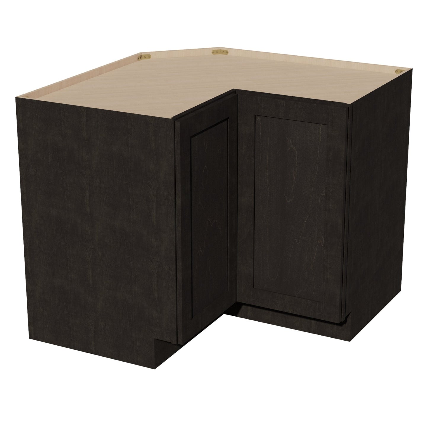 HG - LSB36: Dark Gray Shaker 36" 2 Doors Lazy Susan Corner Base Cabinet - NextCabinets