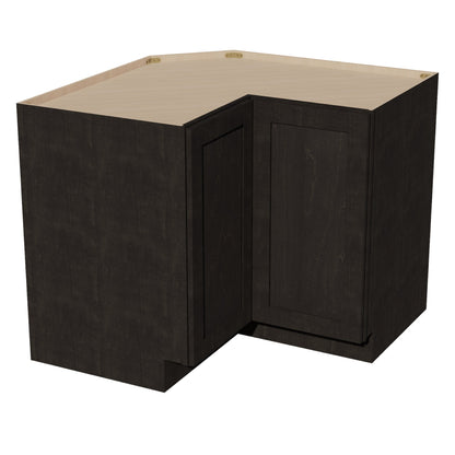 HG - LSB36: Dark Gray Shaker 36" 2 Doors Lazy Susan Corner Base Cabinet - NextCabinets