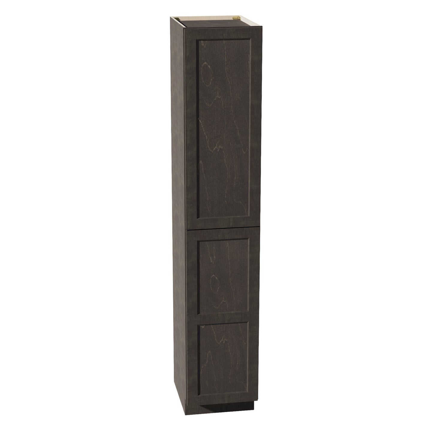 HG - TP1896: Dark Gray Shaker 18"W x 96"H x 24"D 2 Doors & 6 Shelves Tall Shelf Pantry Cabinets - NextCabinets