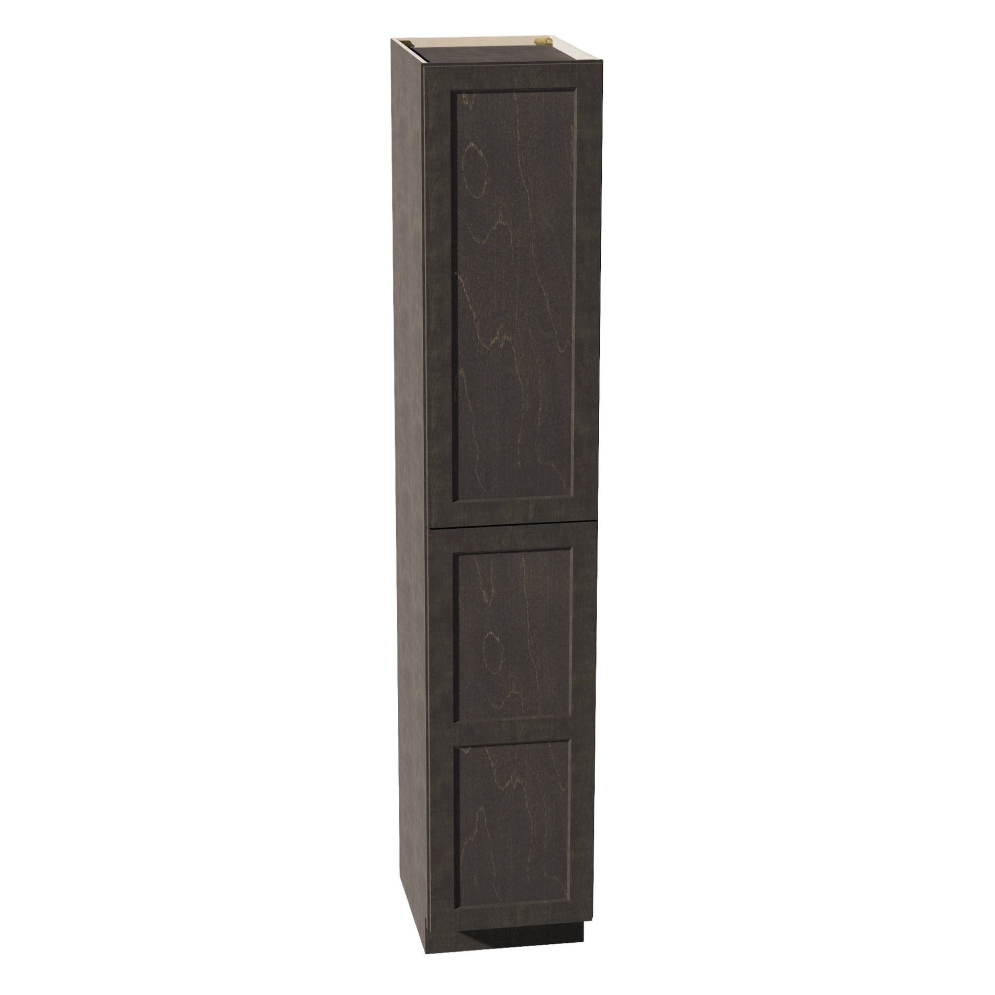 HG - TP1896: Dark Gray Shaker 18"W x 96"H x 24"D 2 Doors & 6 Shelves Tall Shelf Pantry Cabinets - NextCabinets