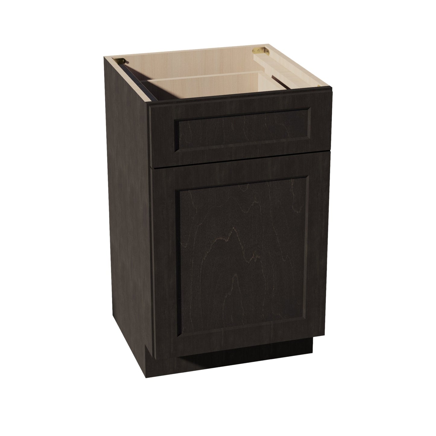HG - VB2121: Dark Gray Shaker 21"W x 34 - 1/2"H x 21"D 1 Door & 1 Drawer Single Door Vanity Base Cabinets - NextCabinets