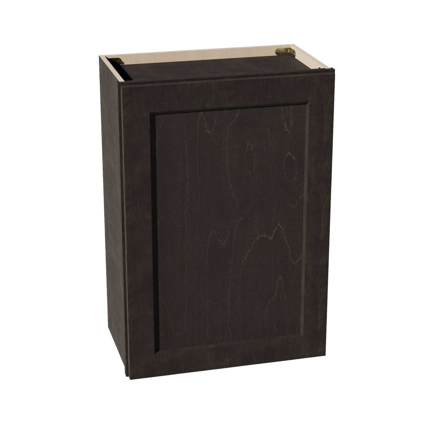 HG - W2130: Dark Gray Shaker 21"W x 30"H 1 Door & 2 Shelves Standard Wall Cabinet - NextCabinets