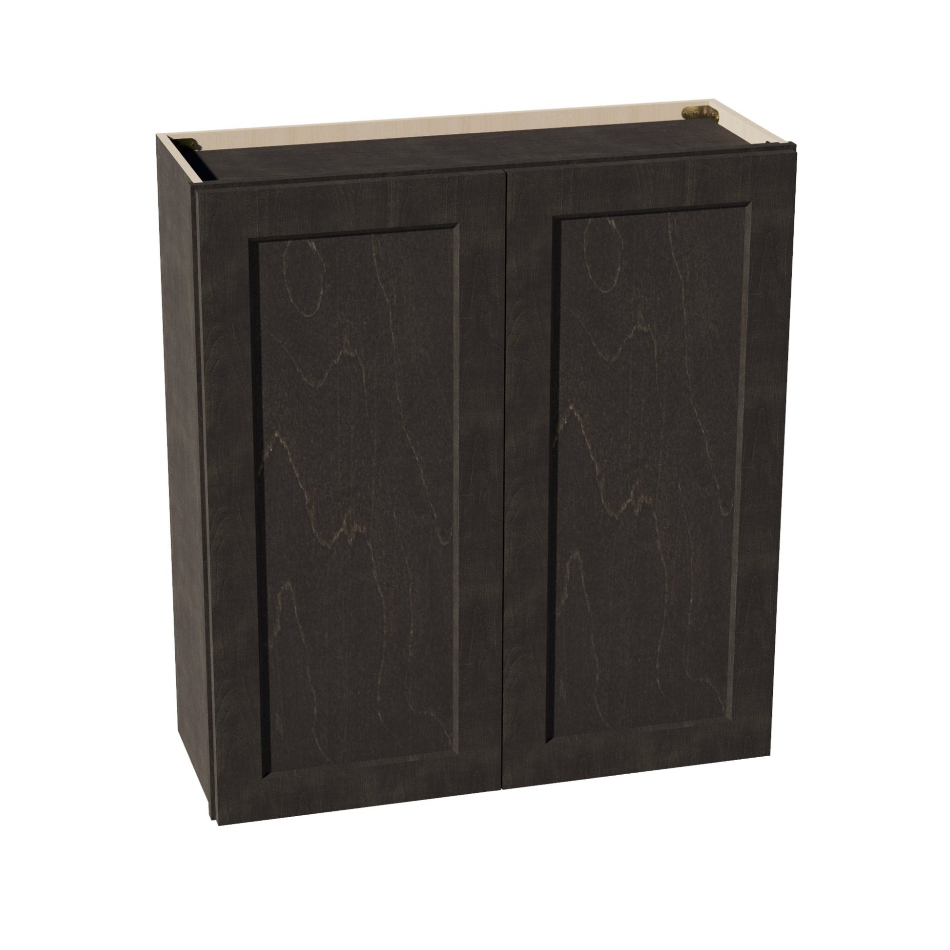 HG - W3336: Dark Gray Shaker 33"W x 36"H 2 Doors & 2 Shelves Standard Wall Cabinet - NextCabinets