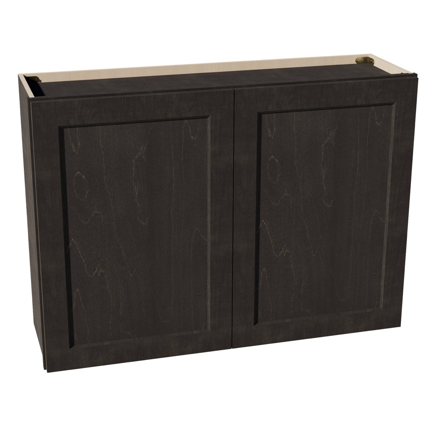 HG - W4230: Dark Gray Shaker 42"W x 30"H 2 Doors & 2 Shelves Standard Wall Cabinet - NextCabinets