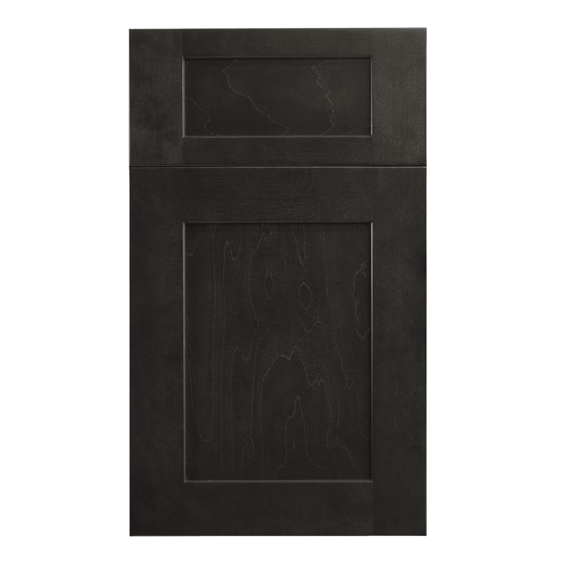 HG - WAE1242: Dark Gray Shaker 12"W x 42"H x 12"D 1 Door & 3 Shelves Wall Angle End Cabinet - NextCabinets