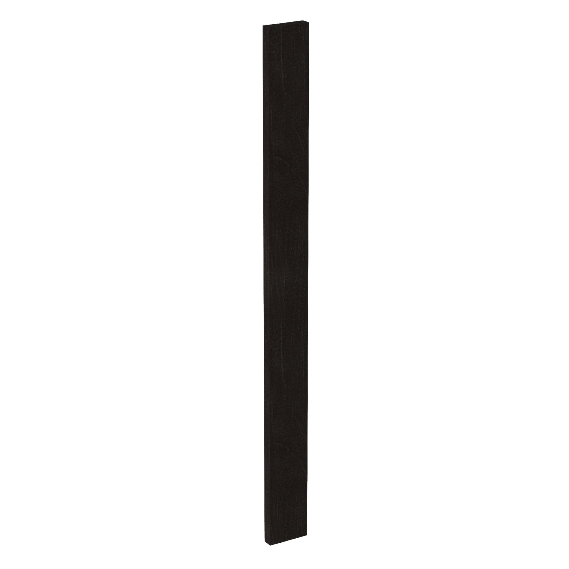 HG - WF336: Dark Gray Shaker 03"W x 36"H Wall Cabinet Filler - NextCabinets