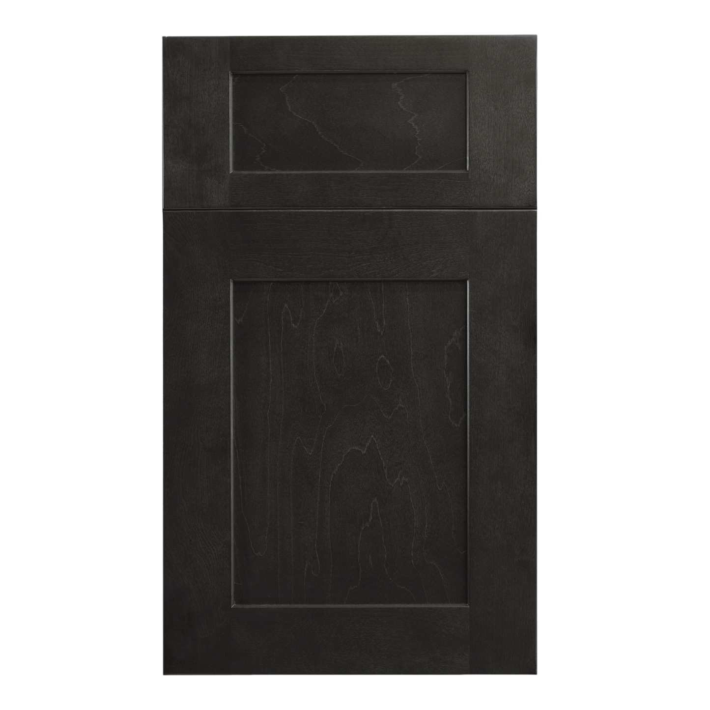 HG - WM3042: Dark Gray Shaker 30"W x 42"H 2 Door & 1 Shelf Wall Built - in Microwave Cabinets - NextCabinets