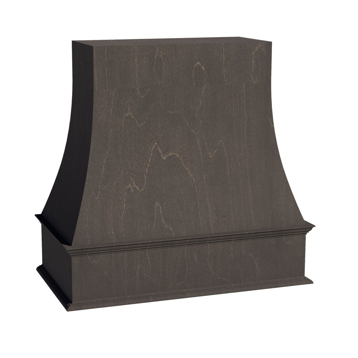HG - WRH3636: Dark Gray Shaker 36"W x 36"H Wood Wall Mounted Range Hoods - NextCabinets