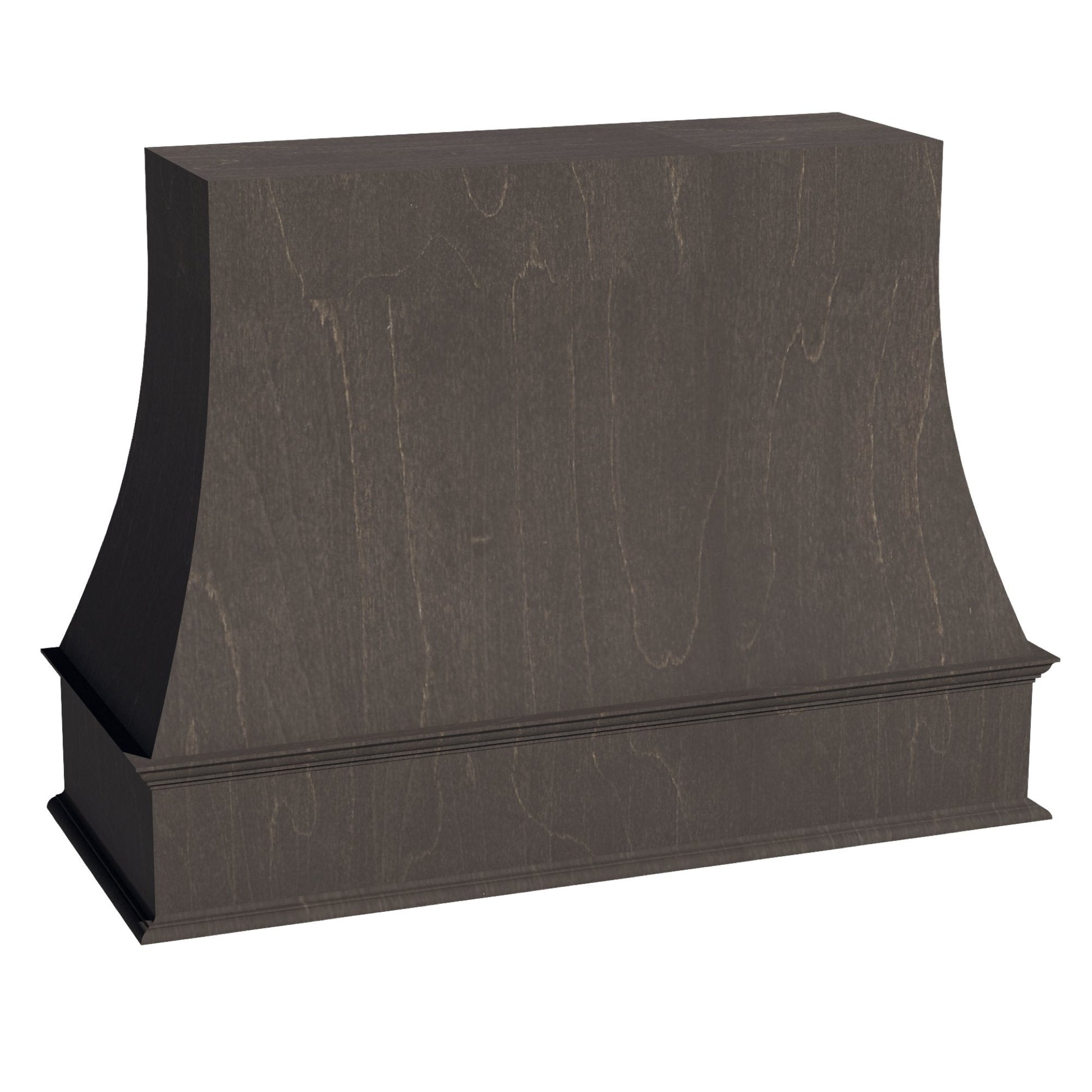 HG - WRH3648: Dark Gray Shaker 36"W x 48"H Wood Wall Mounted Range Hoods - NextCabinets