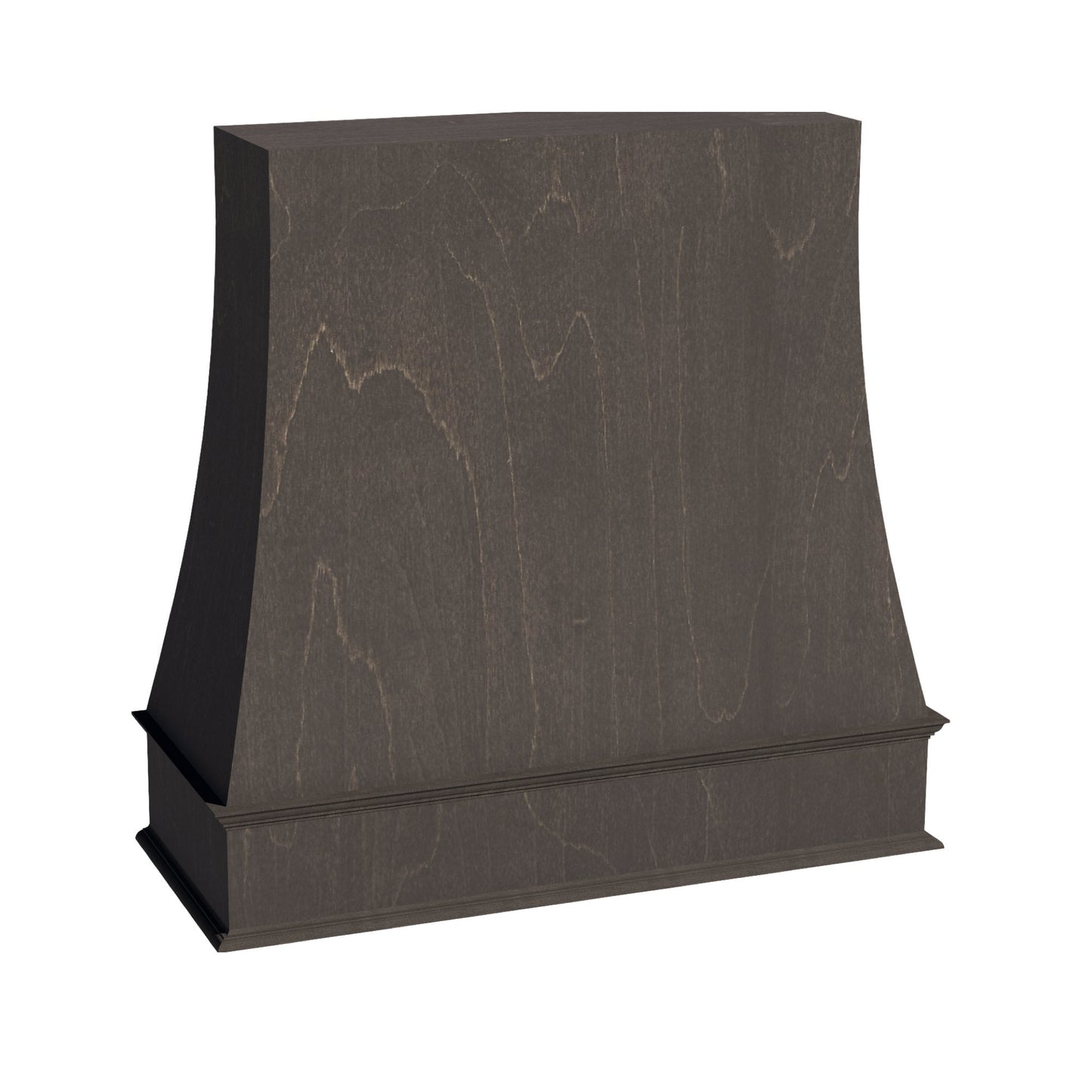 HG - WRH4848: Dark Gray Shaker 48"W x 48"H Wood Wall Mounted Range Hoods - NextCabinets
