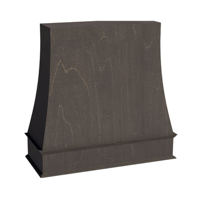 HG - WRH4848: Dark Gray Shaker 48"W x 48"H Wood Wall Mounted Range Hoods - NextCabinets