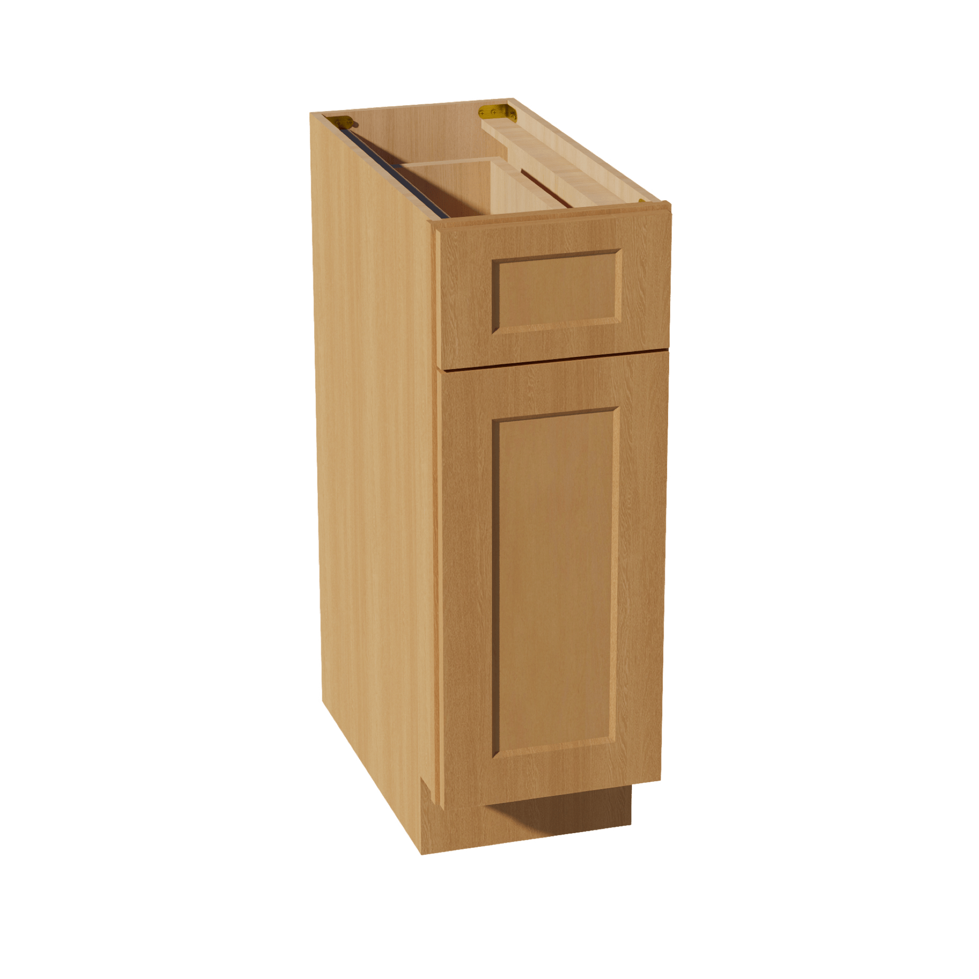 HT - B12: Timber Wood Shaker 12" 1 Drawer 1 Door Standard Base Cabinet - NextCabinets