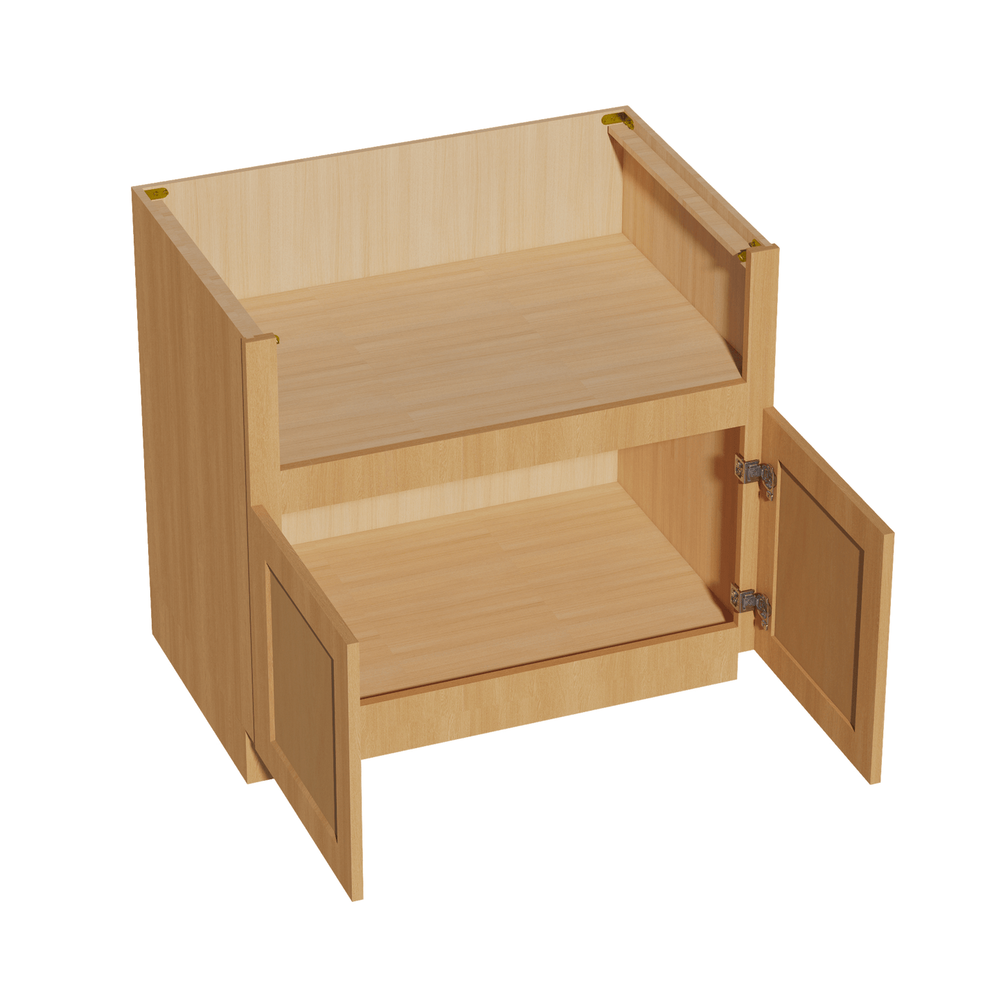 HT - FS36: Timber Wood Shaker 36" 2 Doors Farm House Sink Base Cabinets - NextCabinets