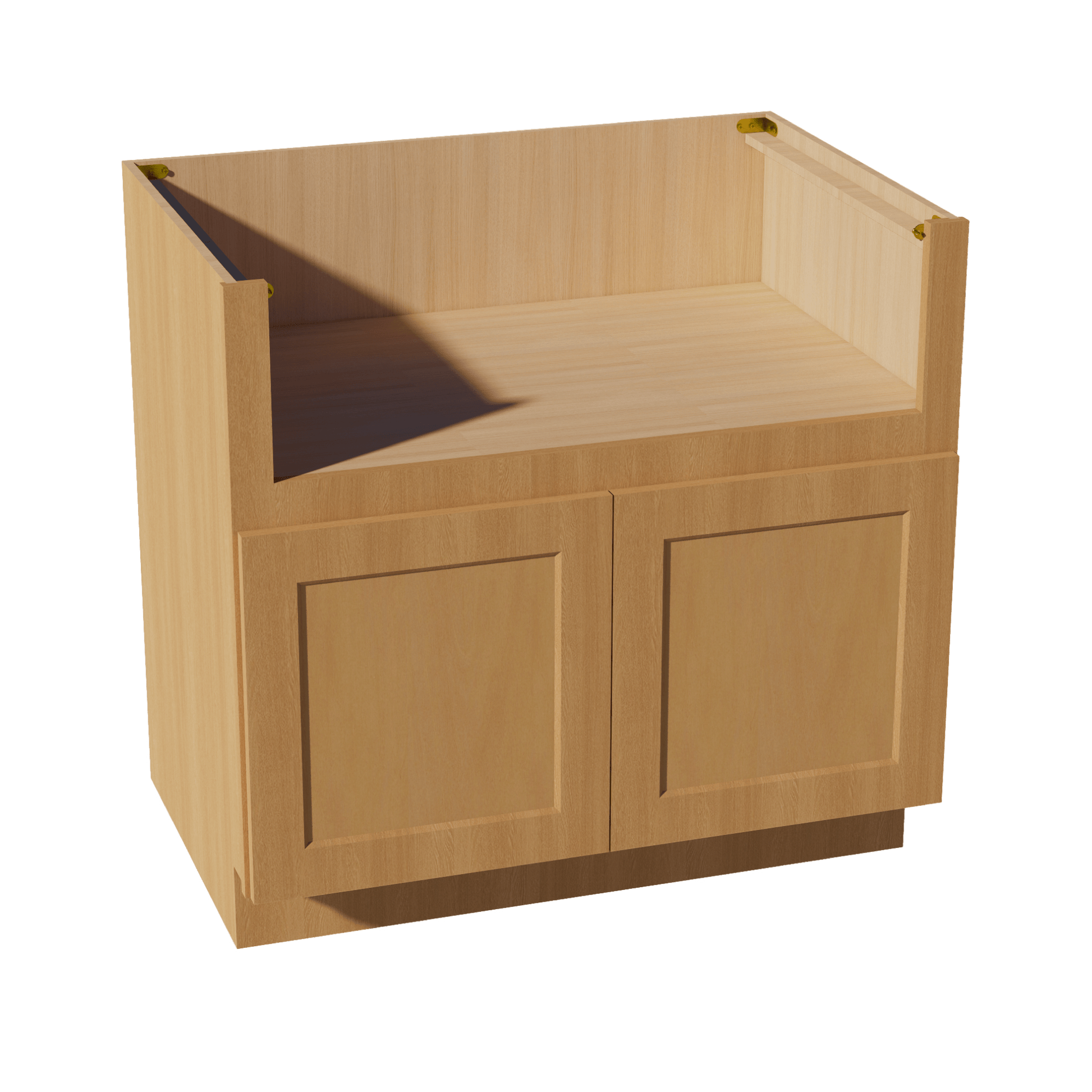 HT - FS36: Timber Wood Shaker 36" 2 Doors Farm House Sink Base Cabinets - NextCabinets