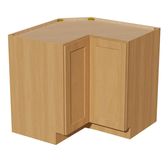 HT - LSB33: Timber Wood Shaker 33" 2 Doors Lazy Susan Corner Base Cabinet - NextCabinets