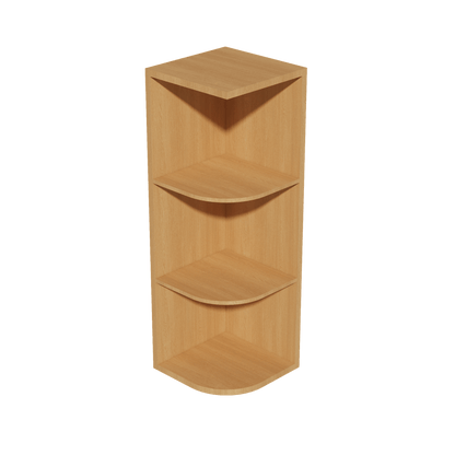 HT - OE1236: Timber Wood Shaker 12"W x 36"H 4 Shelves Wall End Shelf Cabinet - NextCabinets