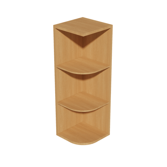 HT - OE1236: Timber Wood Shaker 12"W x 36"H 4 Shelves Wall End Shelf Cabinet - NextCabinets