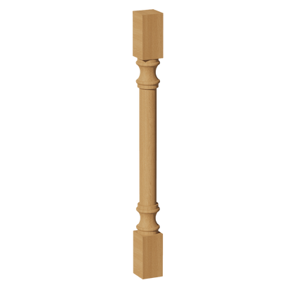 HT - RP336: Timber Wood Shaker 03"W x 36"H x 03"D Round Roman Pillar - NextCabinets