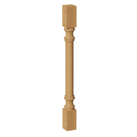 HT - RP336: Timber Wood Shaker 03"W x 36"H x 03"D Round Roman Pillar - NextCabinets