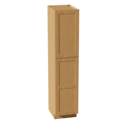 HT - TP1884: Timber Wood Shaker 18"W x 84"H x 24"D 2 Doors & 5 Shelves Tall Shelf Pantry Cabinets - NextCabinets