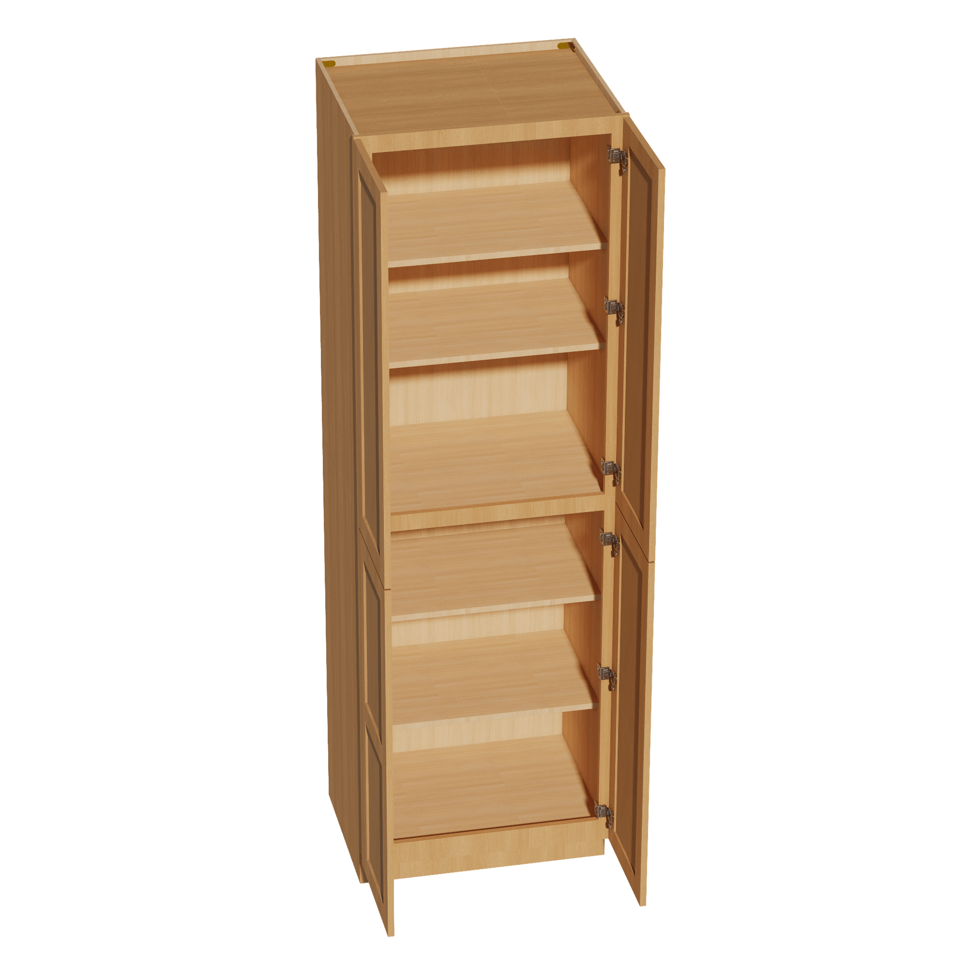 HT - TP3096: Timber Wood Shaker 30"W x 96"H x 24"D 2 Doors & 6 Shelves Tall Shelf Pantry Cabinets - NextCabinets