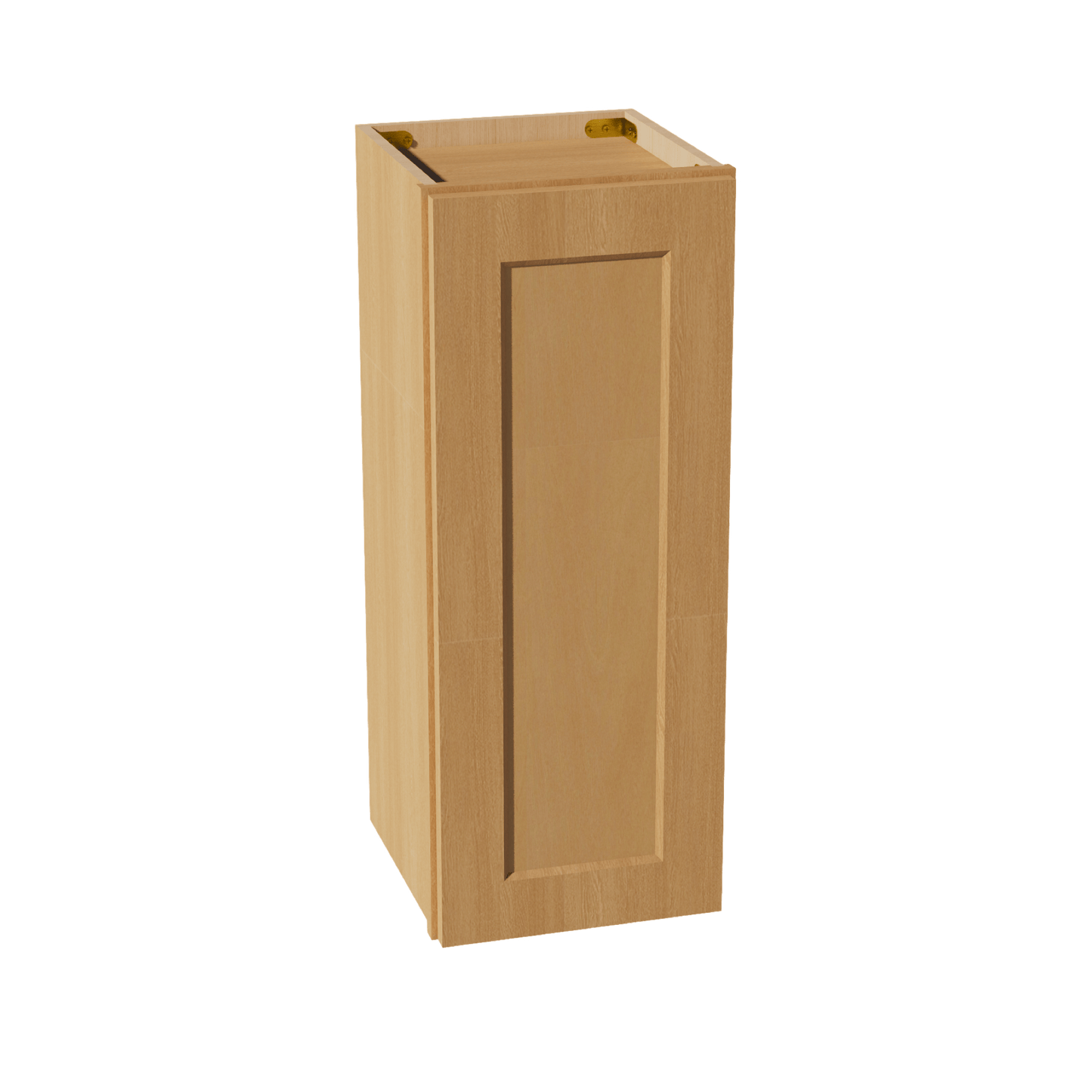 HT - W1230: Timber Wood Shaker 12"W x 30"H 1 Door & 2 Shelves Standard Wall Cabinet - NextCabinets
