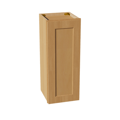 HT - W1230: Timber Wood Shaker 12"W x 30"H 1 Door & 2 Shelves Standard Wall Cabinet - NextCabinets