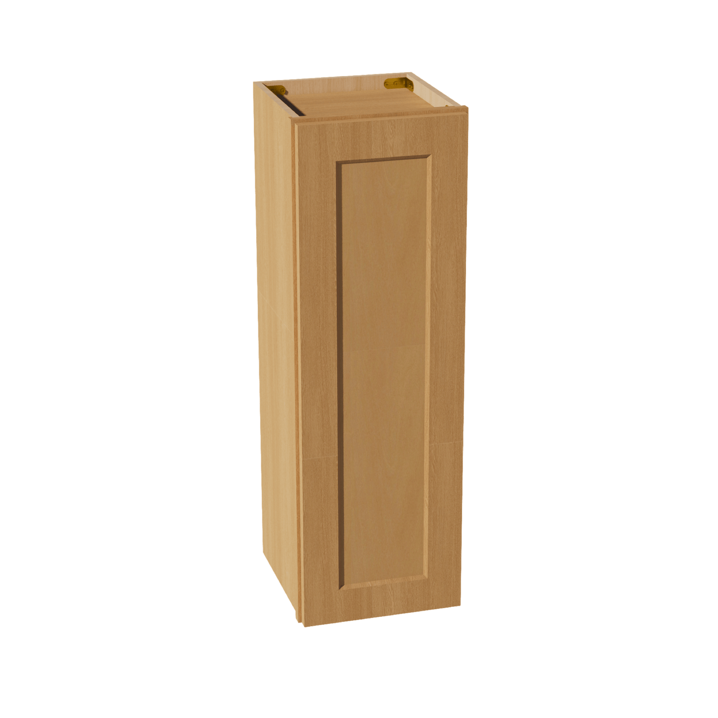 HT - W1236: Timber Wood Shaker 12"W x 36"H 1 Door & 2 Shelves Standard Wall Cabinet - NextCabinets