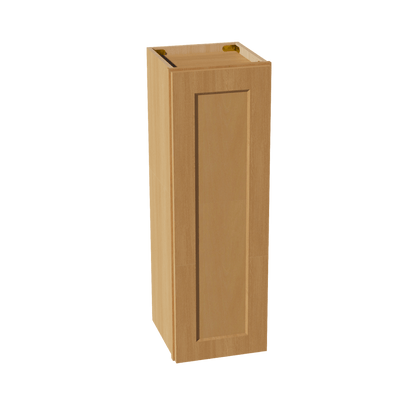 HT - W1236: Timber Wood Shaker 12"W x 36"H 1 Door & 2 Shelves Standard Wall Cabinet - NextCabinets