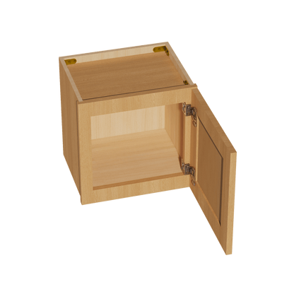 HT - W1515: Timber Wood Shaker 15"W x 15"H 1 Door Standard Wall Bridge Cabinet - NextCabinets