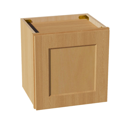 HT - W1515: Timber Wood Shaker 15"W x 15"H 1 Door Standard Wall Bridge Cabinet - NextCabinets