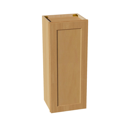 HT - W1536: Timber Wood Shaker 15"W x 36"H 1 Door & 2 Shelves Standard Wall Cabinet - NextCabinets